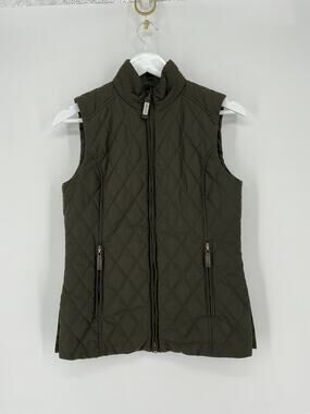 Schöffel Brooke Women’s Quilted Gilet Vest Green US 6 UK 10 Equestrian Country